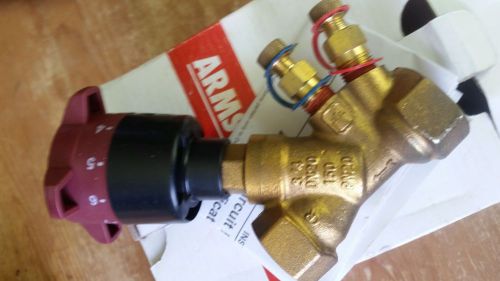 New armstrong brass armflo balancing valve 3/4&#034; 300psi for sale