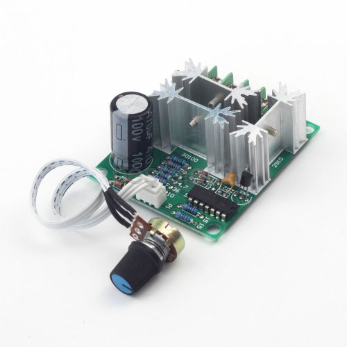 Dc motor speed controller 15a pwm with potentiometer knob switch 6v-90v for sale
