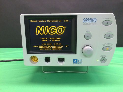 Novametrics Nico Cardiopulmonary Management System 7300
