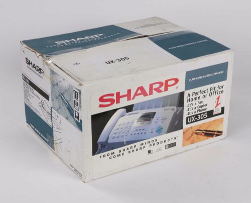 Sharp UX 305 3 in 1 Plain Paper Fax BRAND NEW OPENED BOX