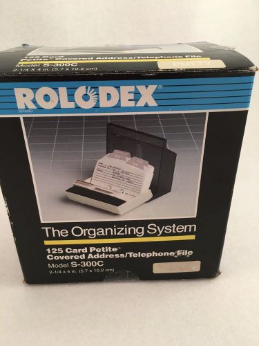 Rolodex 125 Card Petite The Organizing System, For Office, Home, Desk Organizing