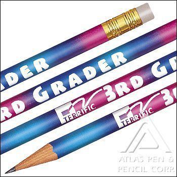 Foil 3rd Grader Pencils - 144 pencils per order