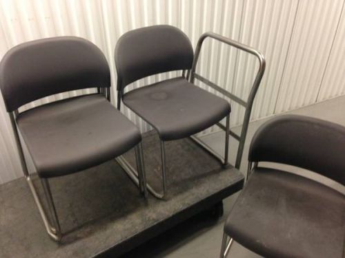 HON Guest stacker chairs, set of 4