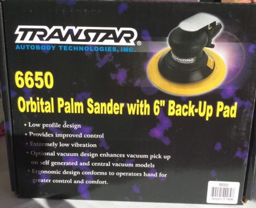 Transtar 6650 Orbital Palm Sander With 6&#034; Back-up Pad