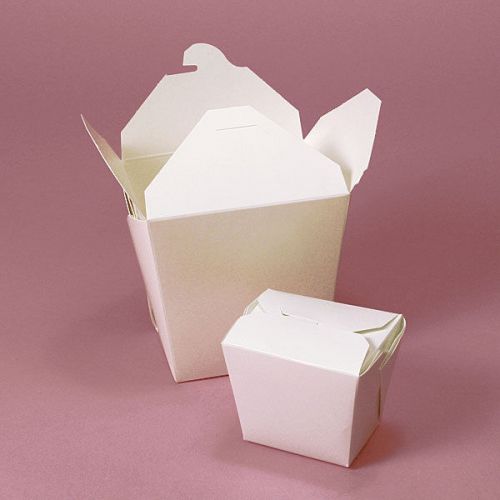 CHINESE TAKE-OUT BOXES. NO WIRE.  50 pcs.  Multiple sizes