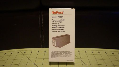 NuPost P500R Postage Meter Replacement Red Ink 621-1 Pitney Bowe