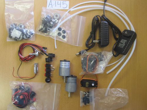 Laser Diode, Mini Geared Motor, TowerPro Servo, 608z Bearings, Assorted Kit LOOK