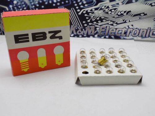 10x EBZ Light Bulbs 2.5V 0.2A K11, Base E10/1325R (EVZ) (ЕВЗ) NOS
