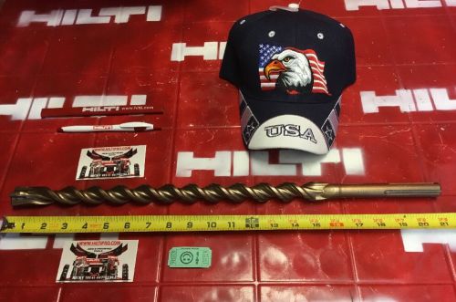 Hilti bit sds max 1&#034; x 21&#034; preowned, fre extras, strong, fast shipping for sale