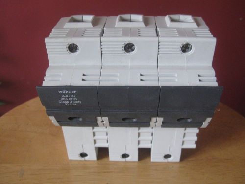 Wohner ajc 30 circuit breaker , ajc30 30a 600v class j only 31287, 31 287 #1542n for sale