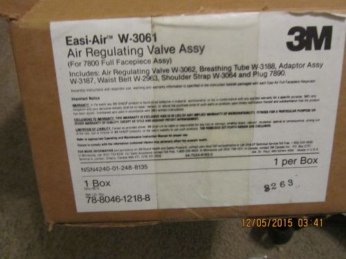 ,, 3M W-3061 Air Regulating Valve Kit,,,Brand New In Box Unused Sealed,,,