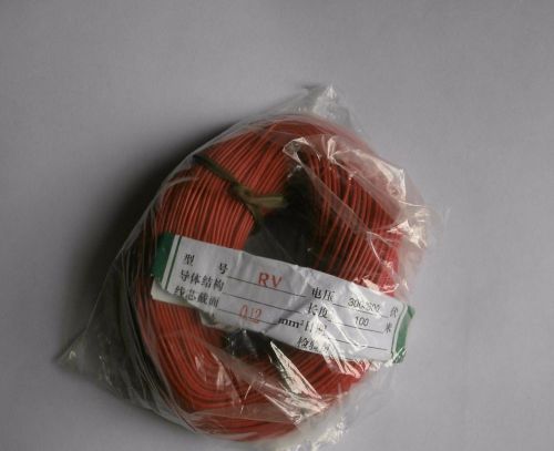 100 Metre(328ft),0.12 mm2 cable wire,Red