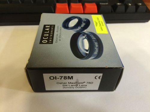 Ocular MaxField® 78D (Black) OI-78M Slit Lamp Lens