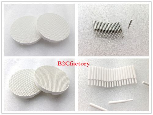 4pcs Dental Honeycomb Firing Trays with 20 Zirconia Pins and 20pcs Metal Pins