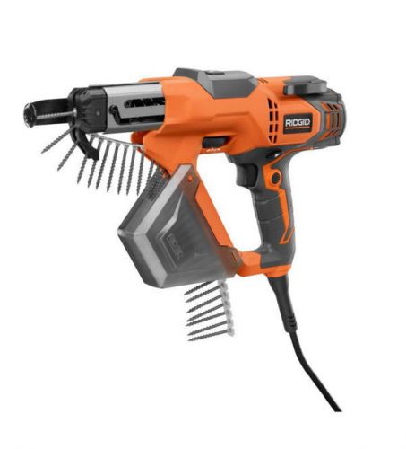 Ridgid r6791 3 in. ac corded electric drywall &amp; deck collated screwdriver gun for sale