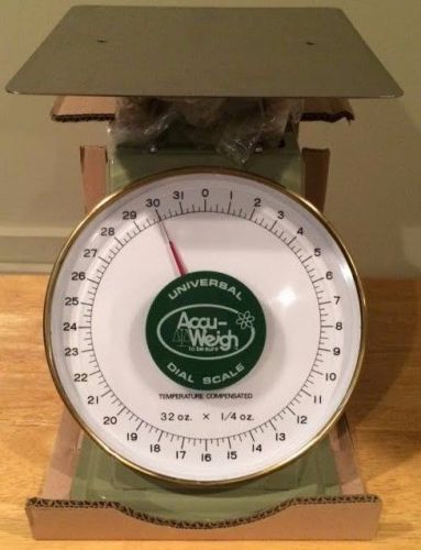 New: 32 oz x 1/4 oz accu-weigh yamato mechanical dial scale m-24 msrp $299.99!!! for sale