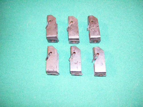 Six - caddy #123 - &#039;z&#039; purlin clip - for 1/4&#034; threaded rod for sale