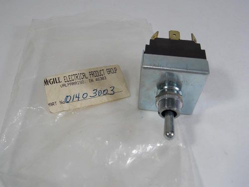 BRAND NEW OLD STOCK McGill 01403003 Toggle Switch 3PDT 14 Qc Term