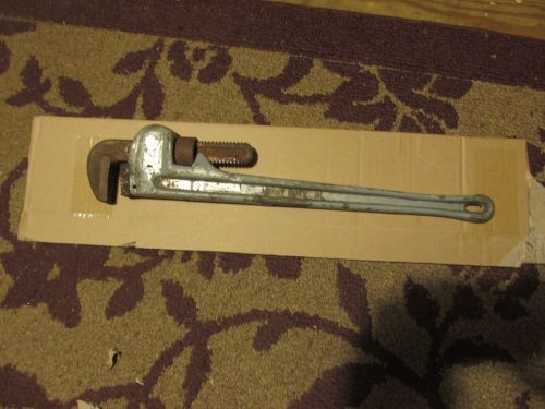 ALUMINUM PIPE WRENCH 24&#034; PITTSBURGH TOOLS,