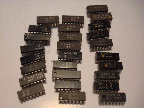 SN7447 BCD-TO-SEVEN-SEGMENT DECODERS/DRIVERS lot as shown