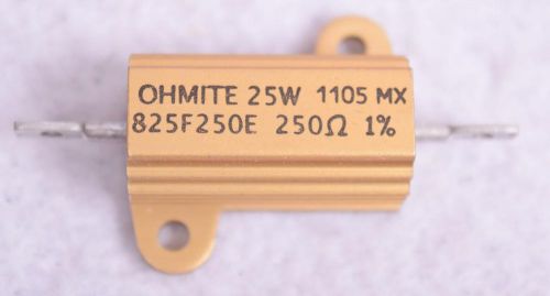 NEW Ohmite 825F250E 250 ohms 1% Resistor   FREE SHIPPING