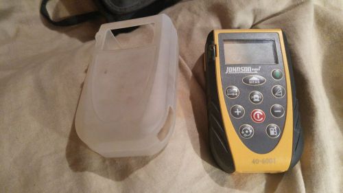 Johnson Laser multi-function Distance Finder 40-6001 with sleeve and case