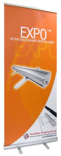 34&#034; x 84&#034; Expo Retractable Banner Display Stand