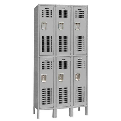 Ventilated gym lockers (6 box set) 36&#034;w x 15&#034;d x 78&#034;h free shipping!!! for sale
