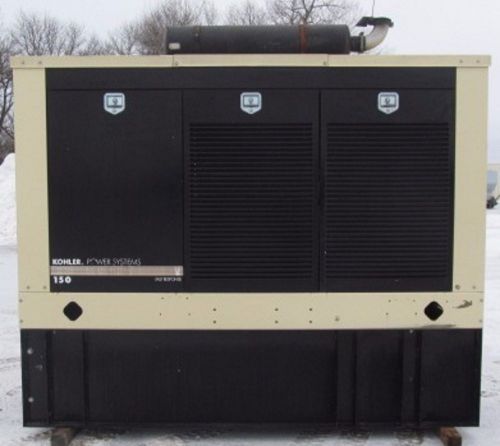 160kw kohler / john deere diesel generator / genset - mfg. 2003 - load tested for sale