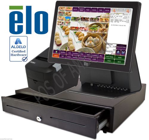 Aldelo pro elo chinese restaurant all-in-one complete pos system bundle new for sale