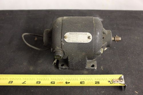 VINTAGE WESTINGHOUS 1/16HP MOTOR 115 VOLT 9 AMP 7000 RPM EXCELLENT WORKING