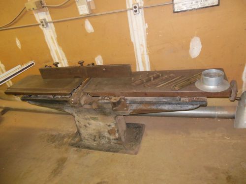 Sidney Famous Woodworking Machinery 12&#034; Long Bed Jointer Project