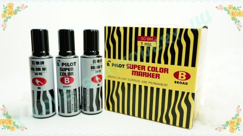 Pilot super color marker sc-bm board black color set 3 piece board lips for sale
