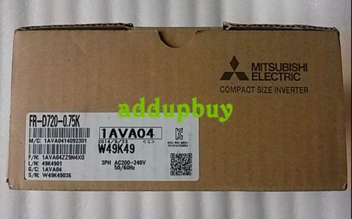NEW In Box MITSUBISHI FR-D720-0.75K  frequency converter