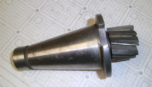 Cincinnati shell cutter holder-50 nmtb taper   + 2&#034;x1-3/8&#034;x3/4&#034;id shell  cutter for sale