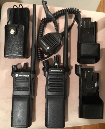 MOTOROLA APX7000 UHF2/VHF AND APX7000XE UHF2/7-800Mhz TWO RADIOS!  EXTRAS!!
