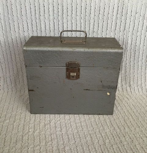 Vintage Industrial Jayem Sales Corp Metal Portable Filing Cabinet Storage