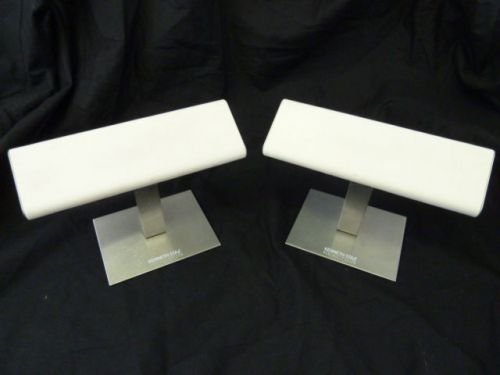 KENNETH COLE REACTION PAIR CHROME DISPLAY STANDS FOR JEWELRY BRACELETS &amp; WATCHES