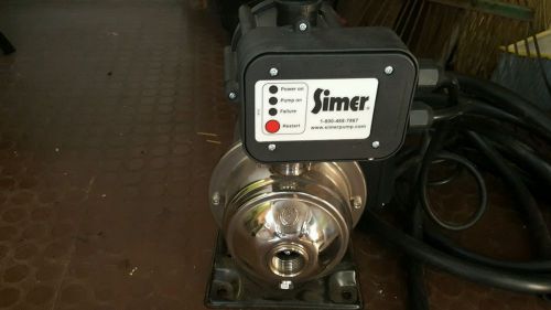 Simer 3075SS-01 3/4 HP Pressure Booster Pump - New but no box! Never used
