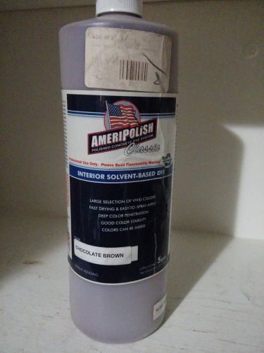 5 gl. chocolate brown concrete color dye for cement, stain ameripolish classic for sale