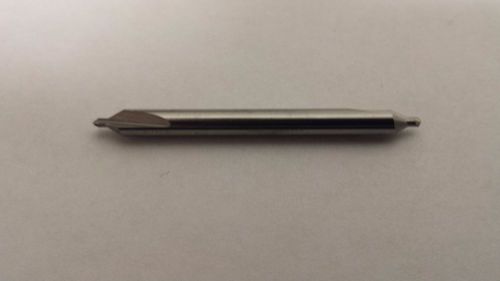 # 1 Solid Carbide 60 Degree Combined Drill and Countersink 3/64 Pilot New .0469&#034;