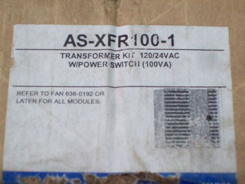 New Johnson Controls AS-XFR100-1 Transformer Kit 120/24  VAC w/ Power Switch