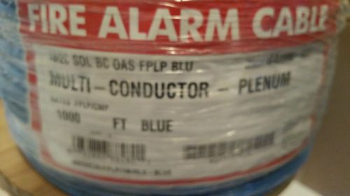 Southwire/Tappan G40006 575614 18/2C Sol Shield Blue Fire/Comm Cable FPLP /20ft