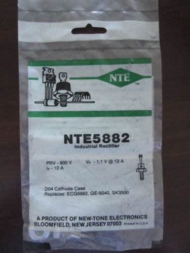 NTE INDUSTRIAL RECTIFIER - NTE5882 - CROSSES TO ECG5882 &amp; GE-5040