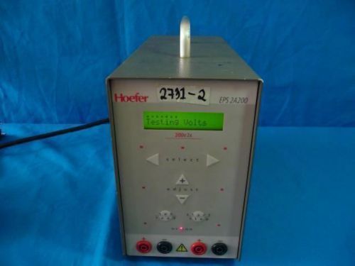 Hoefer EPS 2A200 Power Supply C