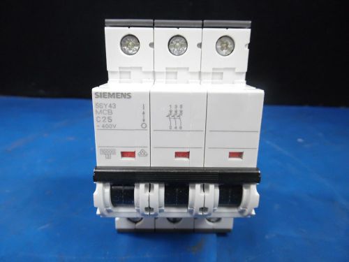 SIEMENS  P/N: 5SY43 MCB C25-400V Circuit Breaker