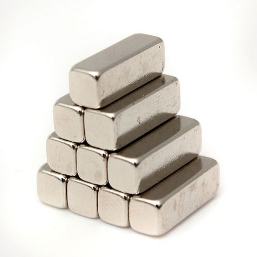 10pcs N35 12mm x 4mm x 4mm Strong Block Rare Earth Neodymium Super Magnetic Bar