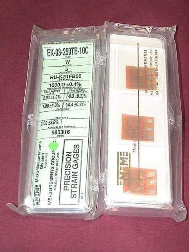 Micro Measurements Vishay Strain Gages EK-03-250TB-10C 5 pack tee rosette