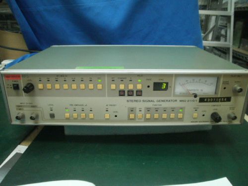 Meguro msg-211g-1 stereo signal generator,used,japan(92835) for sale