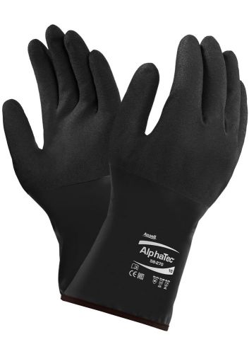 Ansell 58-270 alphatec glove hazard protection 12 pairs, size 9 for sale